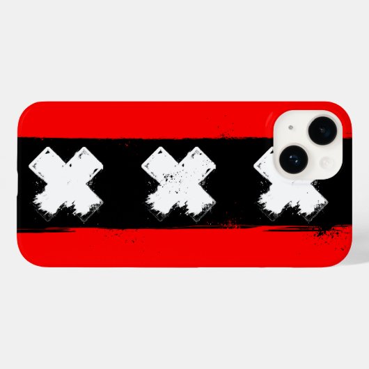 Urban Amsterdam Case-Mate iPhone Hülle (Rückseite (Horizontal))