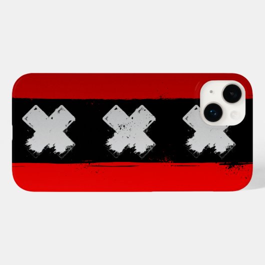 Urban Amsterdam Case-Mate iPhone Hülle (Rückseite (Horizontal))