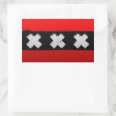 Urban Amsterdam Rechteckiger Aufkleber (Tasche)