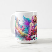Urban Angel Rebellion Kaffeetasse (Vorderseite Links)