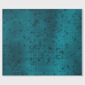 Urban Aquamarin Aquatic Black Elegante Grillsequen Geschenkpapier (Flach)