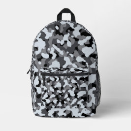 Urban Arctic Camouflage Pattern Bedruckter Rucksack