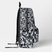 Urban Arctic Camouflage Pattern Bedruckter Rucksack (Links)