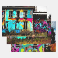 Urban Art Abandoned Graffiti Gebäude