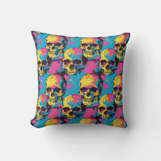 Urban Art Skull Pillow Design A57 Kissen