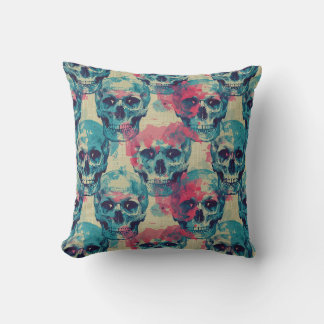 Urban Art Skull Pillow Design A97 Kissen