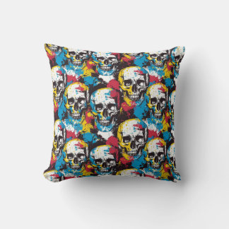 Urban Art Skull Pillow Design, Cojín B53 Kissen