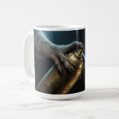 Urban Art Spray Can Langarmshirt Kaffeetasse (Vorderseite Links)