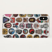 Urban Art Sticker Collage Mobile Fall Case-Mate iPhone Hülle (Rückseite (Horizontal))