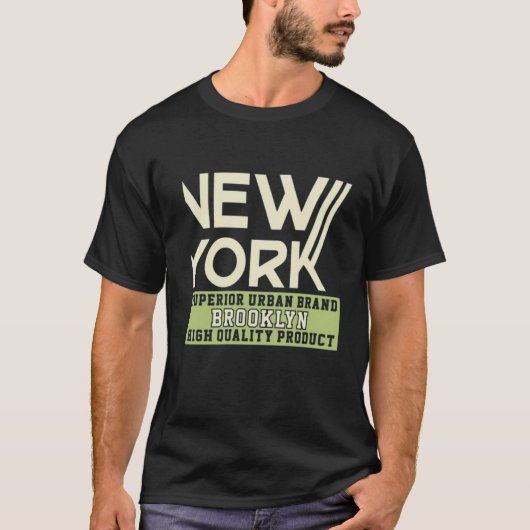 Urban atlhetic varsity Brooklyn New York T-Shirt (Vorderseite)