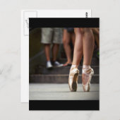 "Urban Ballerina" Postkarte (Vorne/Hinten)