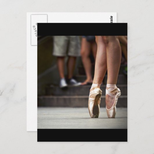 "Urban Ballerina" Postkarte (Vorne/Hinten)