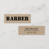 Urban Barber Mini Visitenkarte (Vorne/Hinten)