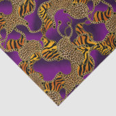 Urban Baroque Gold Chains Animal Print Seidenpapier (Detail)