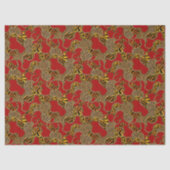 Urban Baroque Gold Chains Animal Print Seidenpapier (Vorderseite)