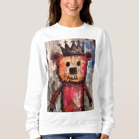 Urban Bear King GRAFFITI Sweatshirt (Vorderseite)