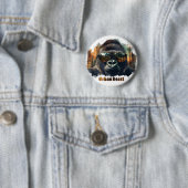 Urban Beast Gorilla mit Sonnenbrille Button (Beispiel)