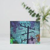 Urban Bird's Life Postcard Postkarte (Stehend Vorderseite)