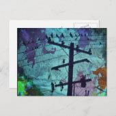 Urban Bird's Life Postcard Postkarte (Vorne/Hinten)