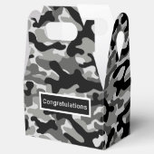 Urban Black Gray Camo Geschenkschachtel (Geöffnet)