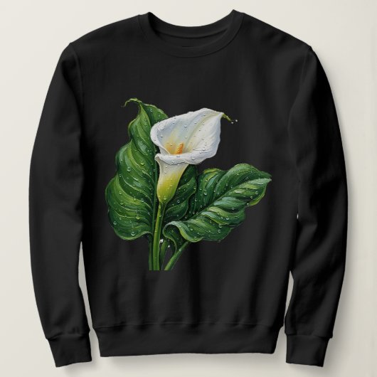 Urban Bloom Graffiti Sonnenblume - Premium Sweatshirt (Design vorne)