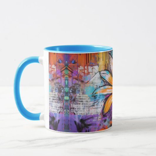 Urban Blooms Graffiti Tasse - African Daisy (Links)