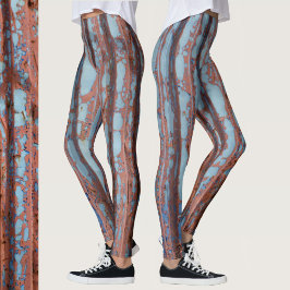 Urban Blue und Red Leggings