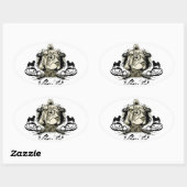 Urban Blüh Shar Pei Sticker (Blatt)