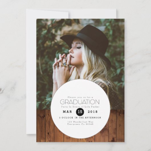 Urban Boho | Foto der Kreisschülerpartei Einladung (Vorderseite)