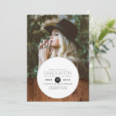 Urban Boho | Foto der Kreisschülerpartei Einladung (Stehend Vorderseite)