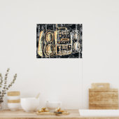 Urban Boombox Hip Hop Design Poster (Küche)