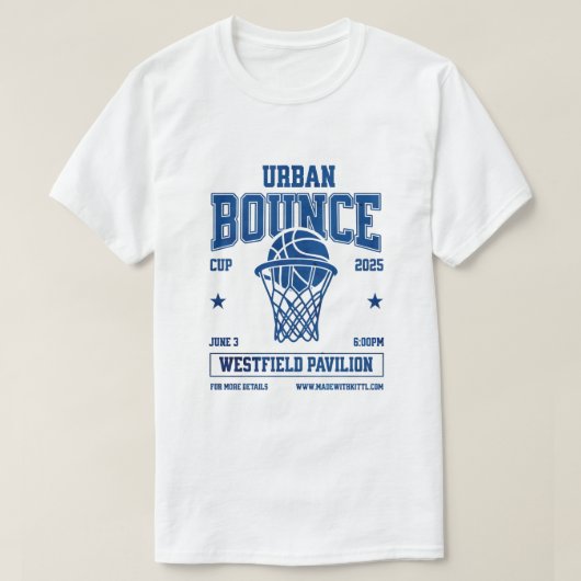 Urban Bounce Cup 2025 Basketball Event T-Shirt (Design vorne)