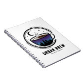 Urban Brew City Skyline Coffee Notizblock (Rechte Seite)