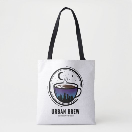 Urban Brew City Skyline Coffee Tasche (Vorderseite)