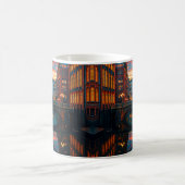 Urban Bridge Reflection Calm Kaffeetasse (Mittel)