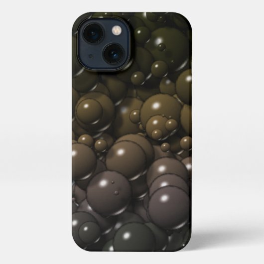 Urban Bubble Camouflage iPhone Case Hülle (Rückseite)
