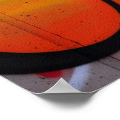 Urban Bubble-Style Graffiti Poster (Ecke)