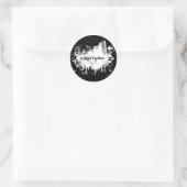 Urban Cacher Runder Aufkleber (Tasche)