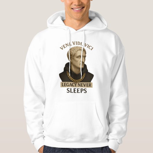 URBAN CAESAR – Legacy Never Sleeps Hoodie (Vorderseite)