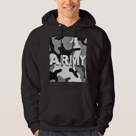 Urban Camo Armee Hoodie (Vorderseite)