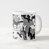 Urban Camo Armee Jumbo-Tasse (Vorderseite Rechts)