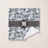 Urban Camouflage Badhandtuch Set (Waschlappen)