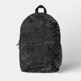 Urban Camouflage Dark and Gray Bedruckter Rucksack