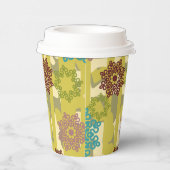 Urban Camouflage Floral Pattern Birthday Pappbecher (Rechts)