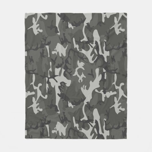 Urban Camouflage Pattern Fleecedecke (Vorderseite)