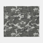 Urban Camouflage Pattern Fleecedecke (Vorderseite (Horizontal))