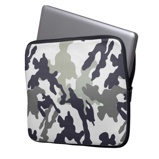 Urban Camouflage Pattern Laptopschutzhülle (Vorderseite Links)
