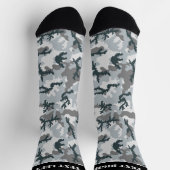 Urban Camouflage Pattern Socken (Oben)