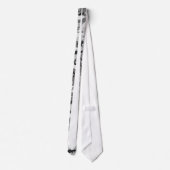 Urban Camouflage - Schwarz & Grau - mit Weiß Krawatte (Rückseite)