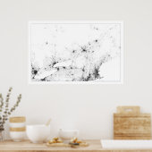 Urban Canada Census Dotmap Poster (Küche)